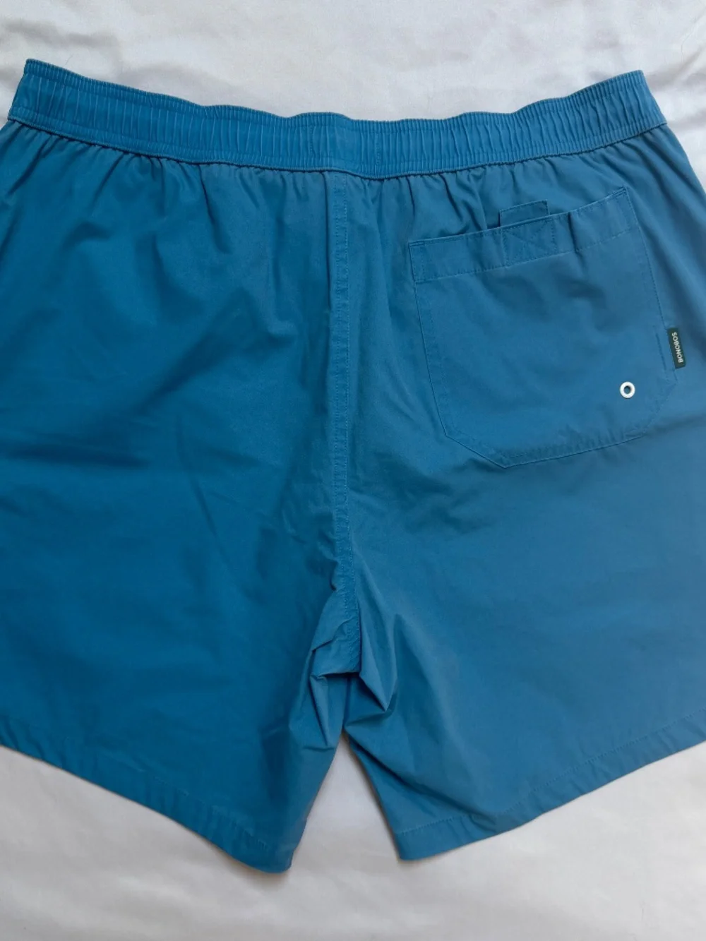 Bonobos Riviera Recycled Swim Trunks Mens L 7in Sun Faded Sea Blue NWOT